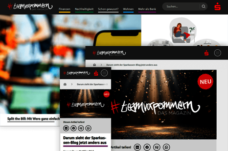 Projekt Sparkassen-Blog